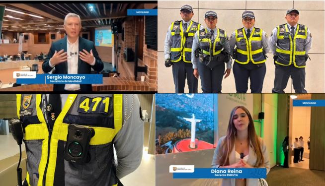 SECRETARÍA DE TRÁNSITO CALI Y ENRURA DOTAN A 300 AGENTES CON BODY CAMS