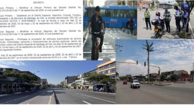 DÍA DE LA MOVILIDAD ACTIVA Y SOSTENIBLE, CALI SE PREPARA PARA DÍA SIN CARRO Y MARATÓN