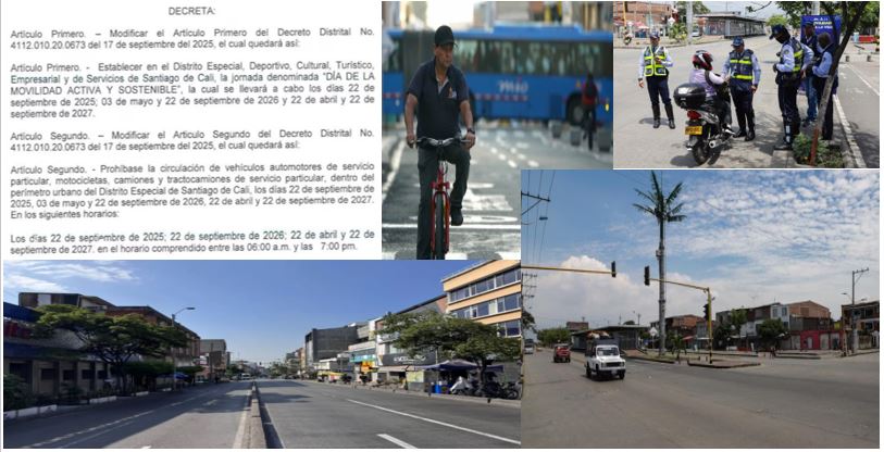 DÍA DE LA MOVILIDAD ACTIVA Y SOSTENIBLE, CALI SE PREPARA PARA DÍA SIN CARRO Y MARATÓN