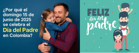 SE ADELANTA CELEBRACIÓN DEL DÍA DEL PADRE EN COLOMBIA
