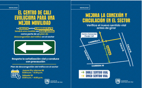 PLAN PILOTO DE DOBLE SENTIDO EN EL CENTRO DE CALI